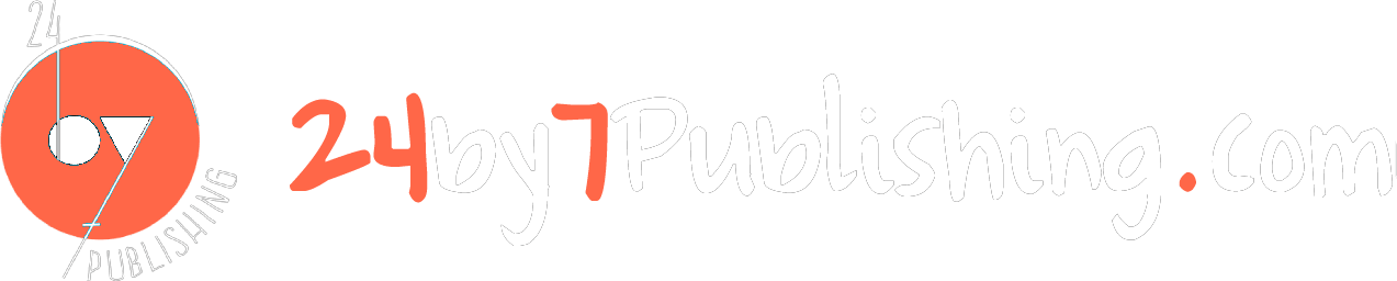 Self publish your book via 24by7publishing.com